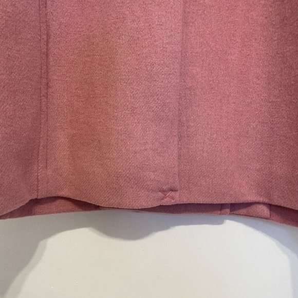 Avec Les Filles Fuzzy Pink Rose Long Double Breasted Coat - Picture 11 of 14